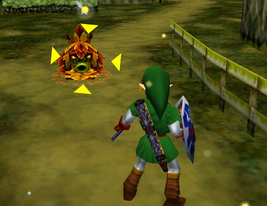 example image of the Z-targeting system in Ocarina of Time reason as to why Ocarina of Time is still regarded as the best Zelda Game